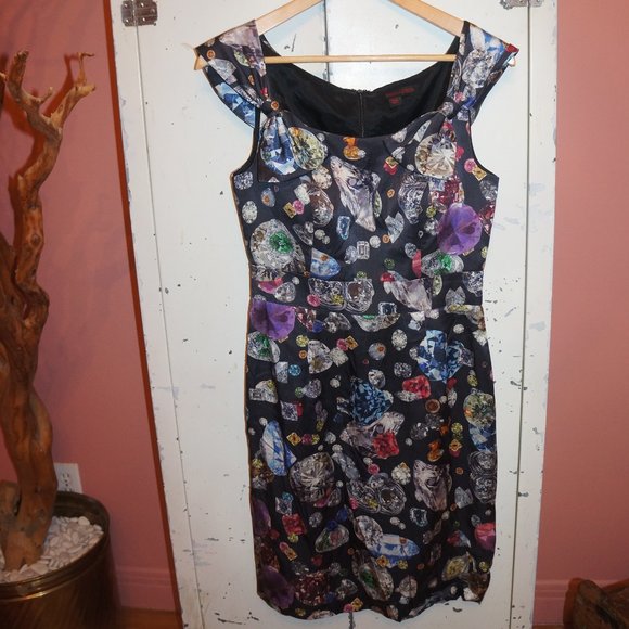Simon Chang Diamonds Vintage Dress (silk) - Picture 2 of 6